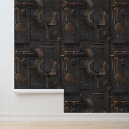 Modern Labyrinth No.5 (Metallic) Luxury Behang
