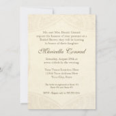 Modern Lace Tea Sined Hydrangea n Rozen Kaart (Achterkant)