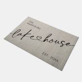 Modern Lake House Doormat Deurmat (Schuin)