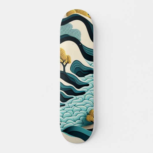 Modern Landscape Skateboard (Voorkant)