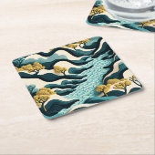 Modern Landscape Vierkante Kartonnen Onderzetter (Schuin)