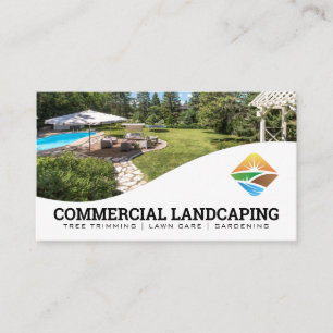 Modern Landscaping Logo   Residentiele Achtertuin Visitekaartje
