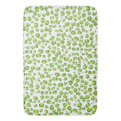 Modern laopard Animal Print Pattern Groen Badmat (Voorkant Verticaal)