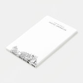 Modern Las Vegas professioneel geschenk gepersonal Post-it® Notes (Schuin)