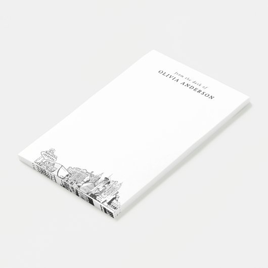 Modern Las Vegas professioneel geschenk gepersonal Post-it® Notes (Schuin)