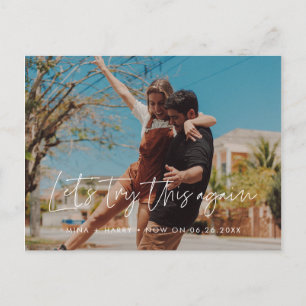 Modern Laten we dit foto-Briefkaart nog eens probe Briefkaart