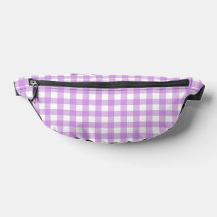 Modern Lavendel Lila Gingham Heuptasje