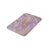 Modern Lavender en Gold Marble Badmat (Gekanteld)