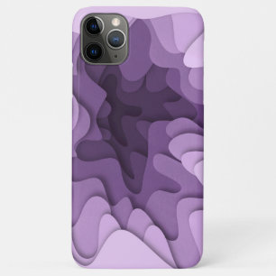 Modern Lavender Ombre Loops en Waves iPhone 11 Pro Max Hoesje