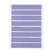 Modern Lavender Paars Return-adres (Vel)