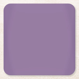 Modern Lavender Paars Vierkante Kartonnen Onderzetter