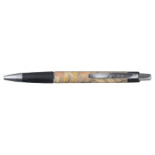 Modern Leaf and Branch Autumn Pattern Personalized Pen (Achterkant)