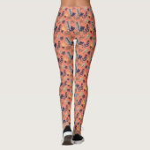 Modern Leaf Pattern Leggings (Achterkant)