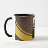 Modern Leather Team Name Photo Coach Thank you Mok (Links)