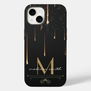 Modern legant Driving Gold met monogram Case-Mate iPhone 14 Hoesje
