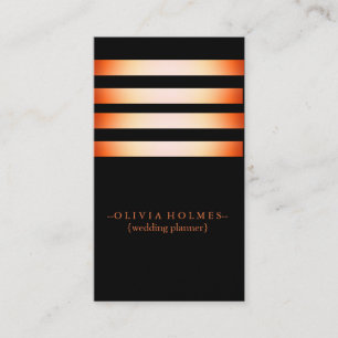 Modern legant Gold Foil Metal Professional Visitekaartje