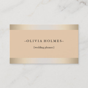 Modern legant Gold Foil Metal Professional Visitekaartje