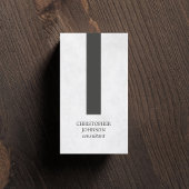 Modern legant Texture Grey Stripe Consultant Visitekaartje
