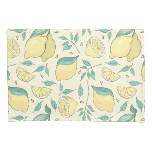 Modern Lemon Citrus Summer yellow Personalized Kussensloop