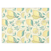 Modern Lemon Citrus Summer yellow Personalized Tafelkleed (Voorkant (Horizontaal))