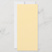 Modern Lemon Foliage Calligraphy Wedding Menu (Achterkant)