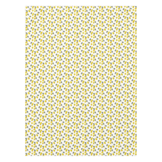 Modern Lemon & Olive Patroon Tafelkleed (Voorkant)
