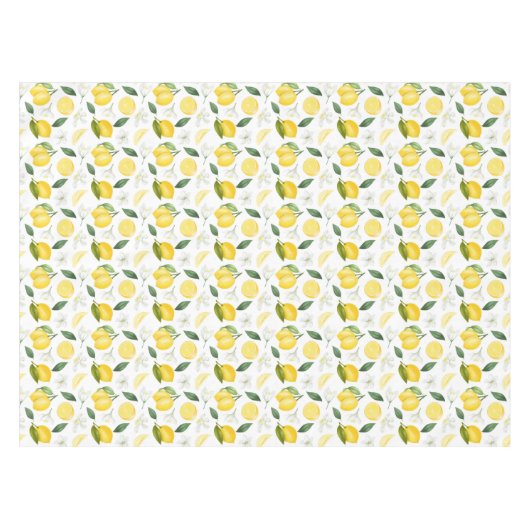Modern Lemon Pattern Tafelkleed (Voorkant (Horizontaal))