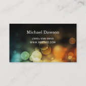 Modern Lens Fotografiet Visitekaartje (Achterkant)