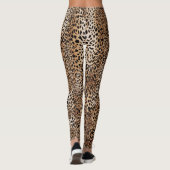 Modern Leopard huidontwerp Leggings (Achterkant)