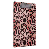 Modern Leopard Pattern Animal Klembord (Rechts)