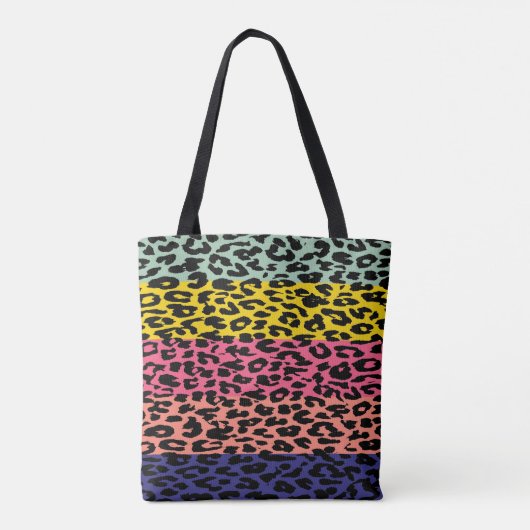 Modern Leopard Skin Pattern Tote Bag (Achterkant)