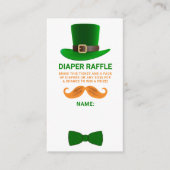 Modern Leprechaun St. Patrick's Day Baby shower Informatiekaartje (Voorkant)