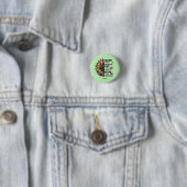 Modern Leren Van Gisteren Quotes Zonnebloem Naam Ronde Button 3,2 Cm (In situ)