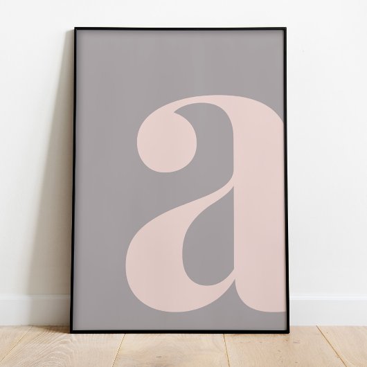 Modern Letter A-Poster Poster