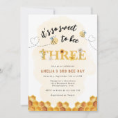 Modern Leuk Het is zo lief om drie jaar te zijn Kaart (Voorkant)