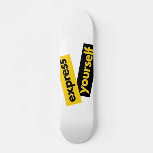 Modern, levendig, krachtig grafisch ontwerp van Ex Skateboard (Voorkant)