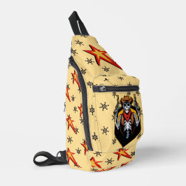 Modern levendig land Western USA Cowboy Sling Bag