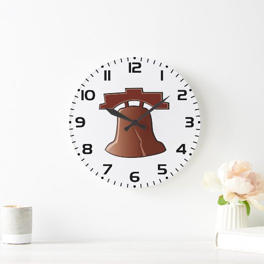Modern Liberty Bell Patriottisch Philadelphia Icon Grote Klok