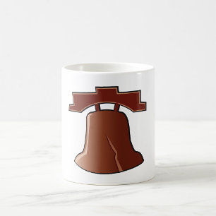 Modern Liberty Bell Patriottisch Philadelphia Icon Koffiemok