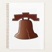 Modern Liberty Bell Patriottisch Philadelphia Icon Planner (Voorkant)