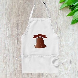 Modern Liberty Bell Patriottisch Philadelphia Icon Standaard Schort