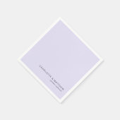 Modern licht-paarse servet (Hoek)