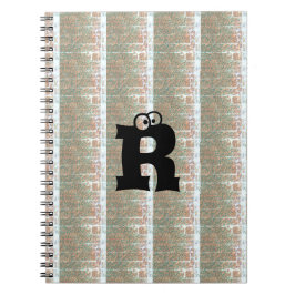 MODERN LICHTBROWN Black CUTE Spiral Photo-notebook Notitieboek