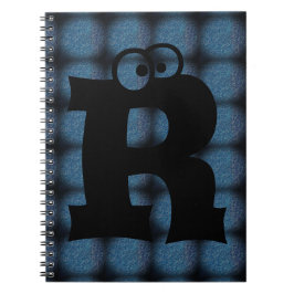 MODERN LICHTE BLUE Black CUTE Spiral Photo Notitie Notitieboek