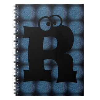 MODERN LICHTE BLUE Black CUTE Spiral Photo Notitie Notitieboek