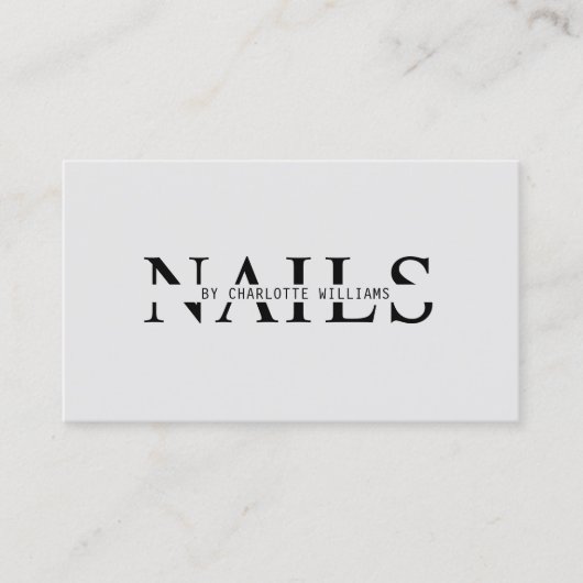 Modern, lichtgrijs, QR-code Visitekaartje (Voorkant)