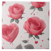 Modern Liefde Roos Collectie Tegeltje (Voorkant)