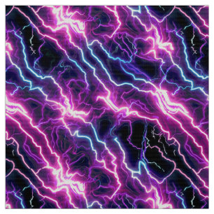 Modern Lightning Pattern Materiaal Stof