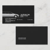 Modern Limousine Visitekaartje (Voorkant / Achterkant)