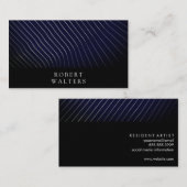 Modern Line Artwork Visitekaartje (Voorkant / Achterkant)